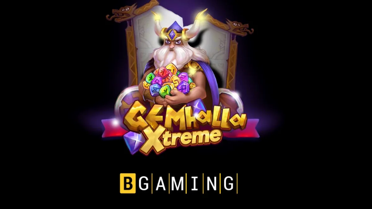 Tampilan visual slot Gemhalla Xtreme dengan tema Thor dan simbol Norse